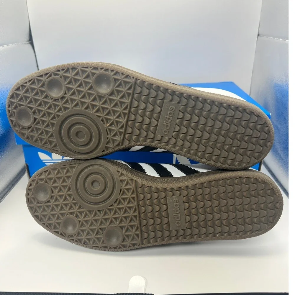 Adidas Samba OG Cloud White Core Black Gum B75806 Mens 8 Womens 9 - Picture 8 of 10